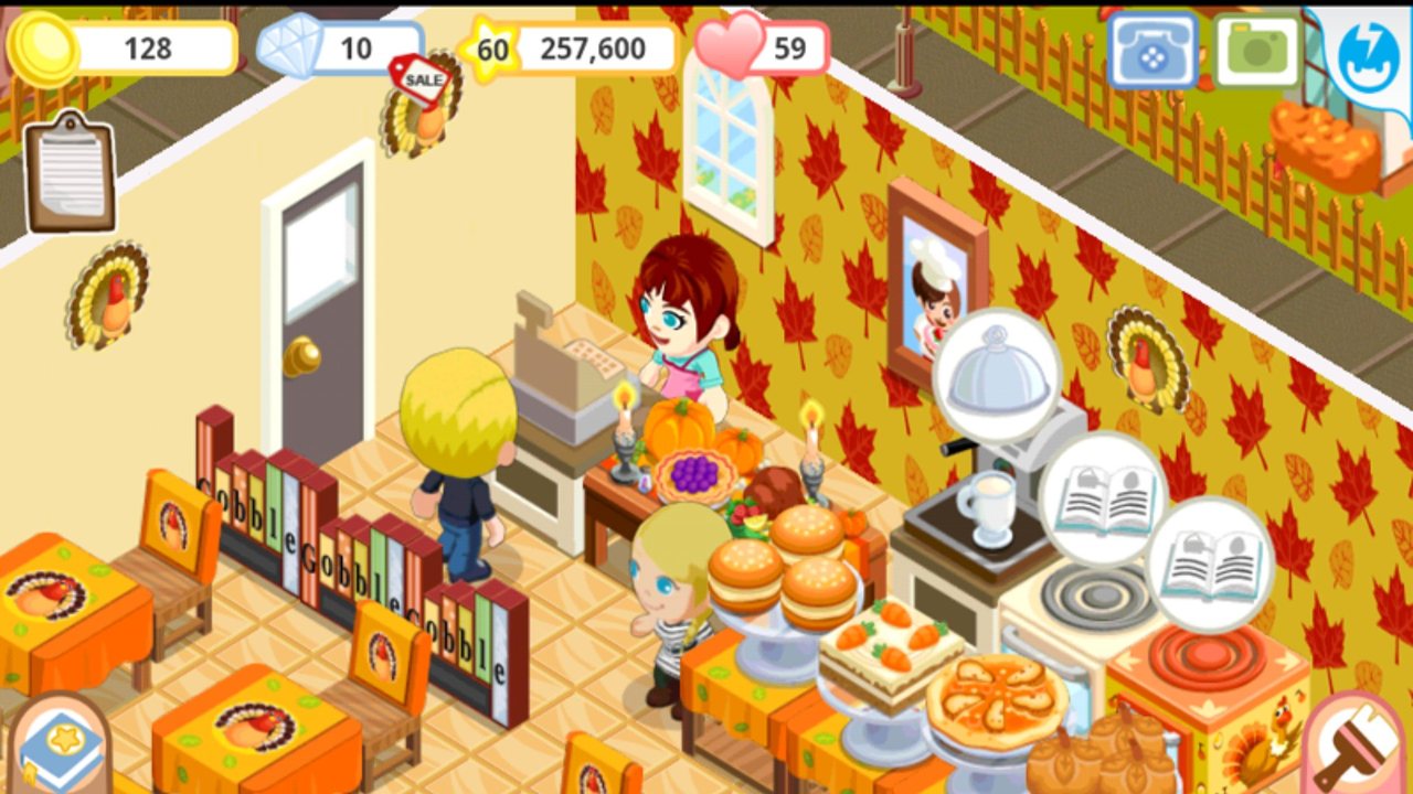 Bakery Story seasonal event decor
