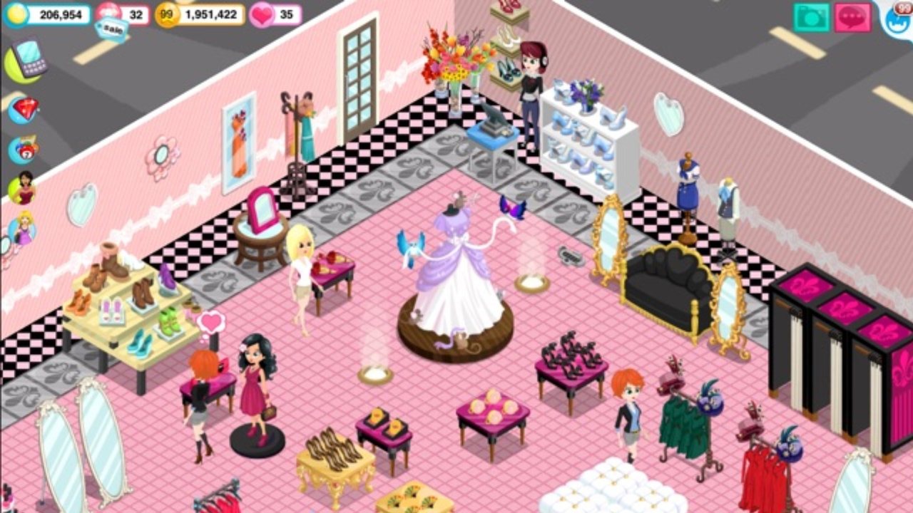 Fashion Story boutique gameplay